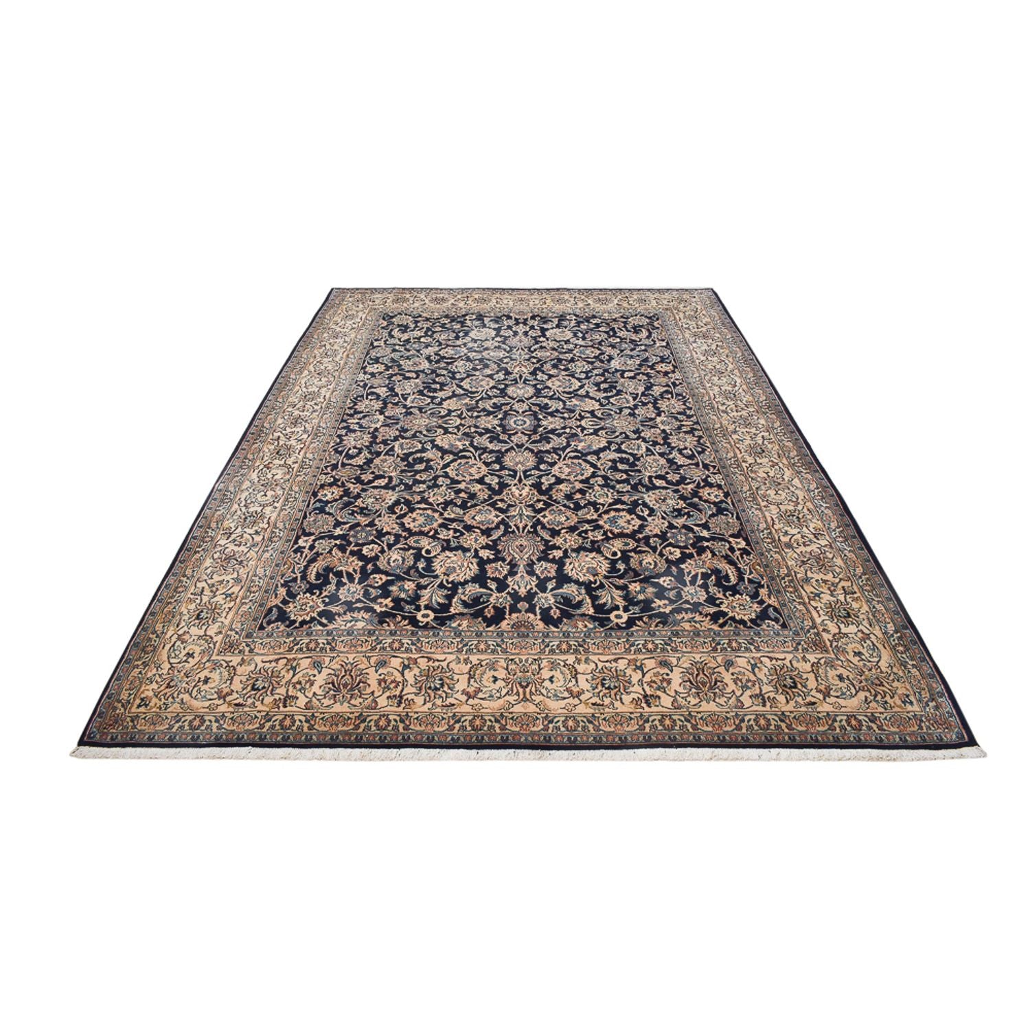 Alfombra persa - Clásica - 350 x 245 cm - azul oscuro