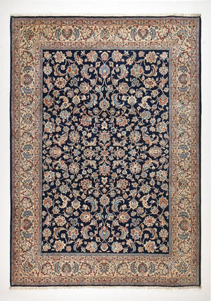 Alfombra persa - Clásica - 355 x 247 cm - azul oscuro
