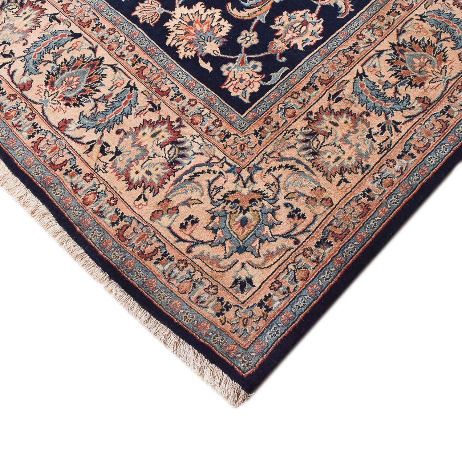 Alfombra persa - Clásica - 355 x 247 cm - azul oscuro