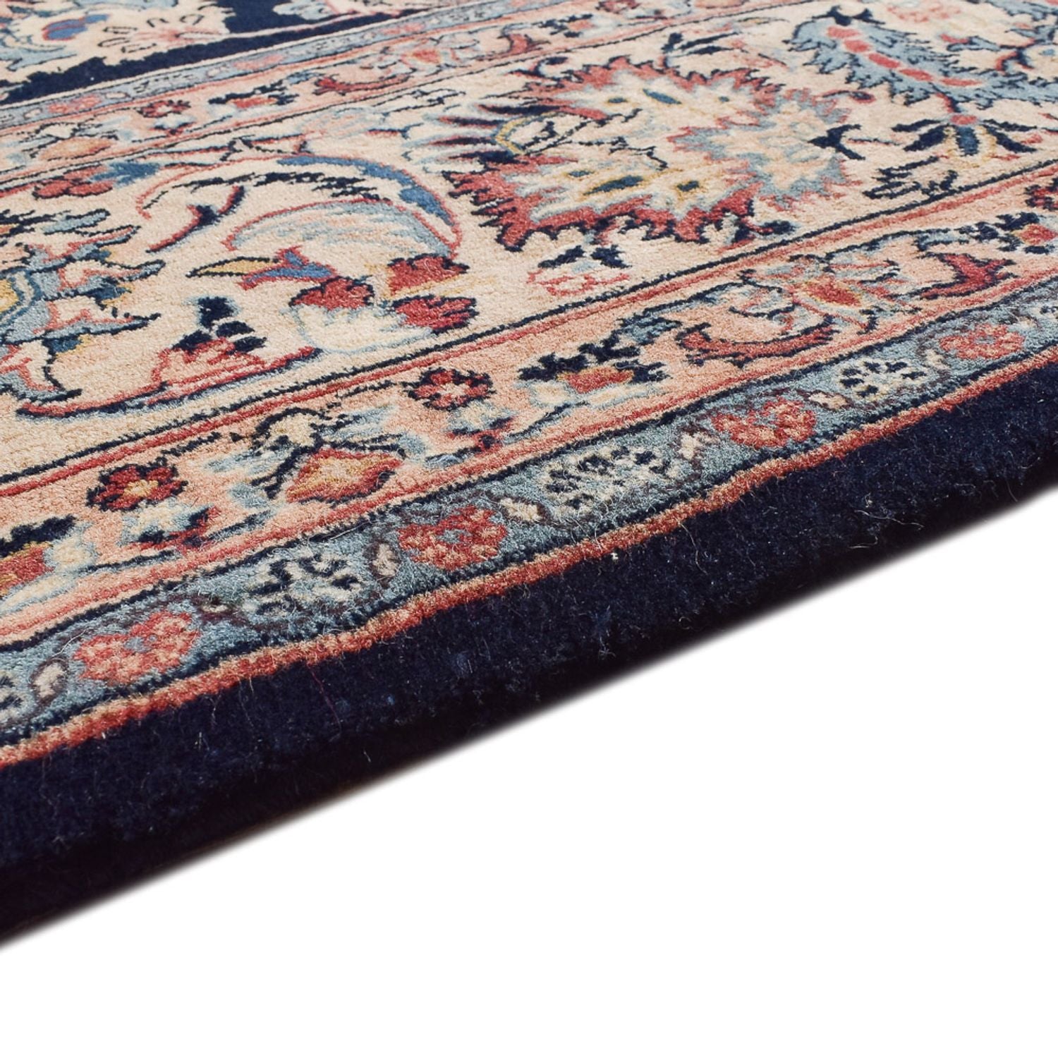 Alfombra persa - Clásica - 355 x 247 cm - azul oscuro