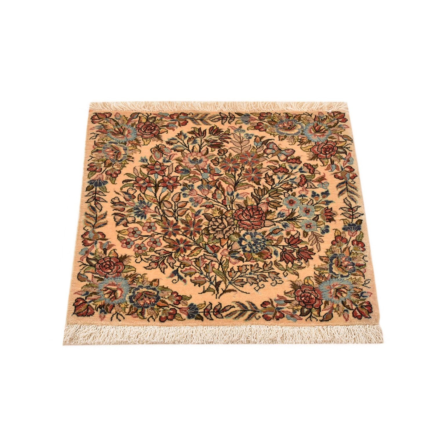 Alfombra persa - Real - 54 x 52 cm - multicolor