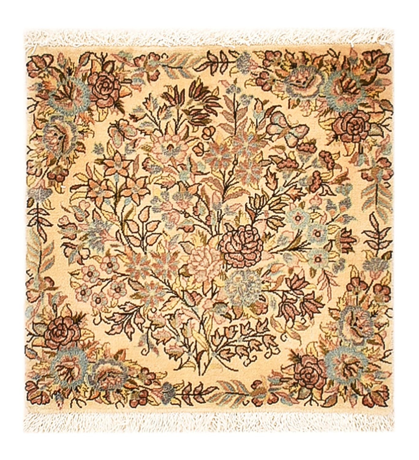 Alfombra persa - Real - 54 x 52 cm - multicolor