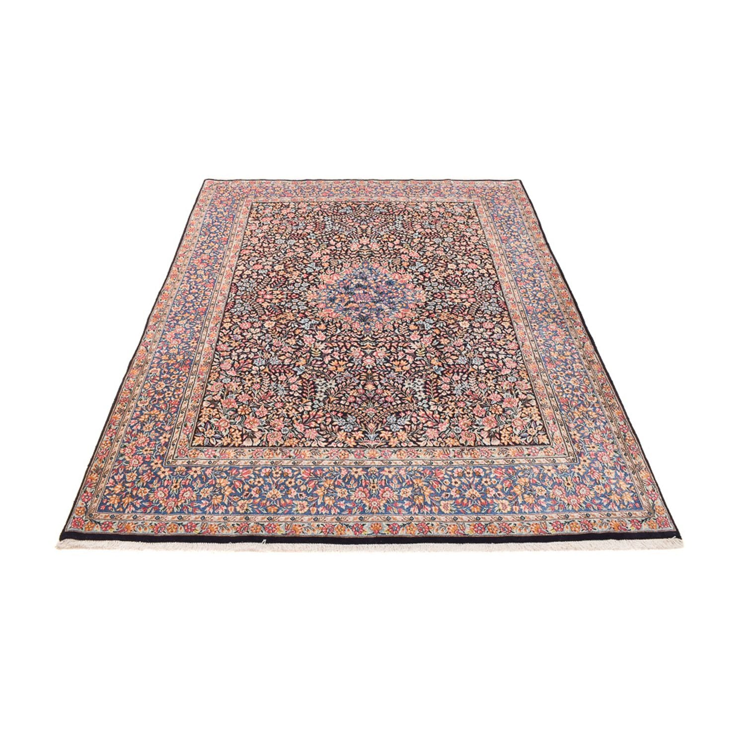 Alfombra persa - Real - 237 x 177 cm - marrón oscuro