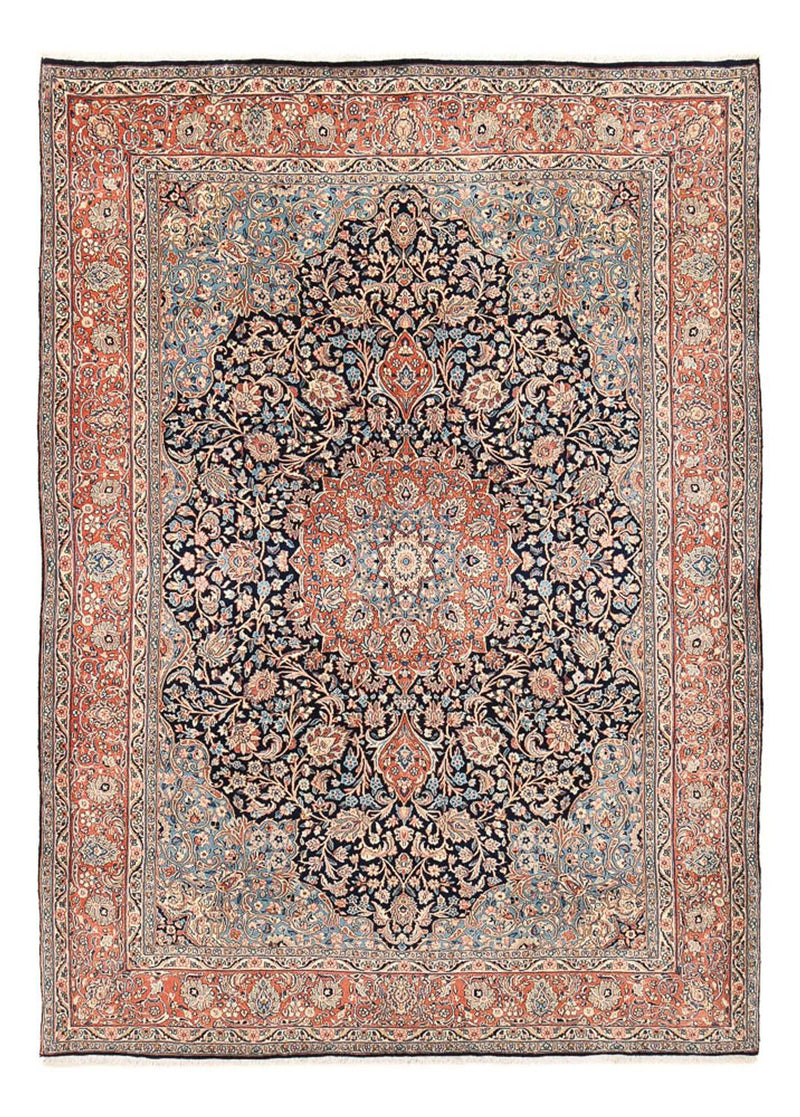 Alfombra persa - Real - 290 x 210 cm - azul oscuro