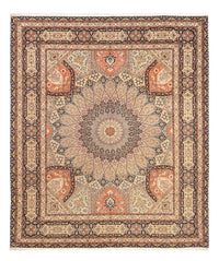 Alfombra Persa - Tabriz - Real - 300 x 251 cm - beige claro