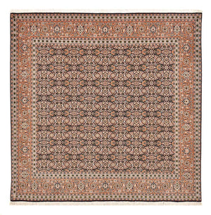 Alfombra Persa - Tabriz - Real cuadrado  - 203 x 202 cm - óxido