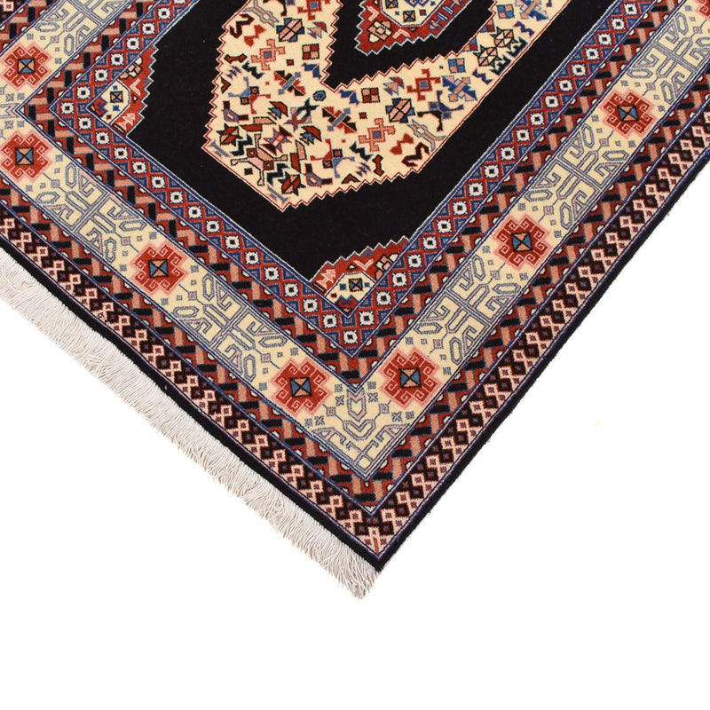 Alfombra de pasillo Alfombra Persa - Tabriz - Prima - 305 x 75 cm - azul oscuro