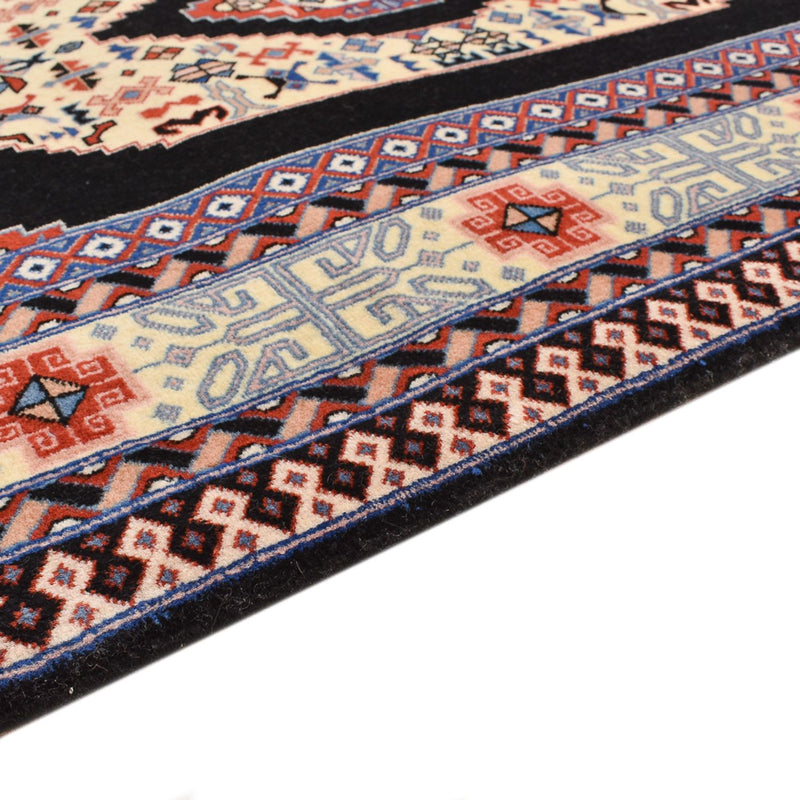 Alfombra de pasillo Alfombra Persa - Tabriz - Prima - 305 x 75 cm - azul oscuro
