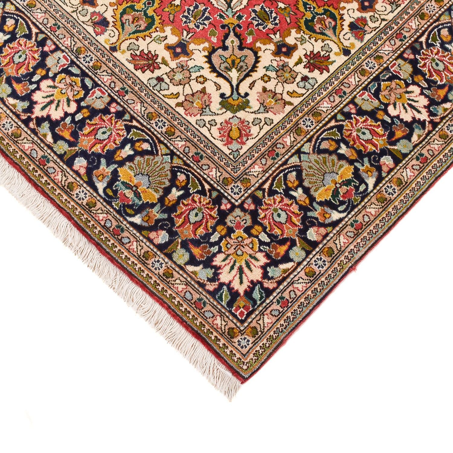 Alfombra Persa - Tabriz - Real - 198 x 147 cm - rojo