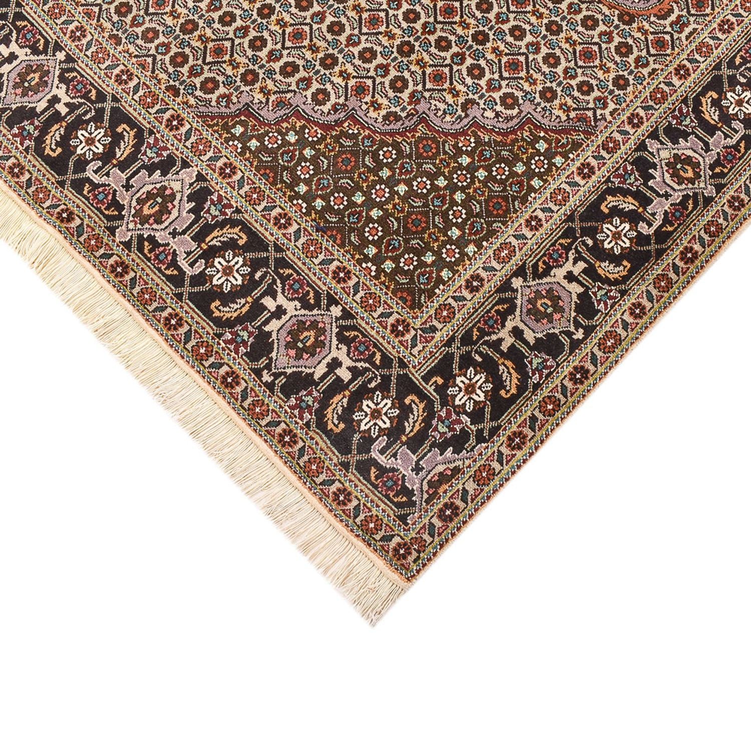 Alfombra Persa - Tabriz - Real cuadrado  - 203 x 198 cm - marrón claro