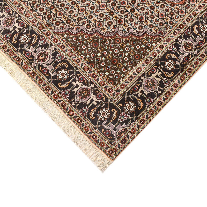 Alfombra Persa - Tabriz - Real cuadrado  - 203 x 198 cm - marrón claro