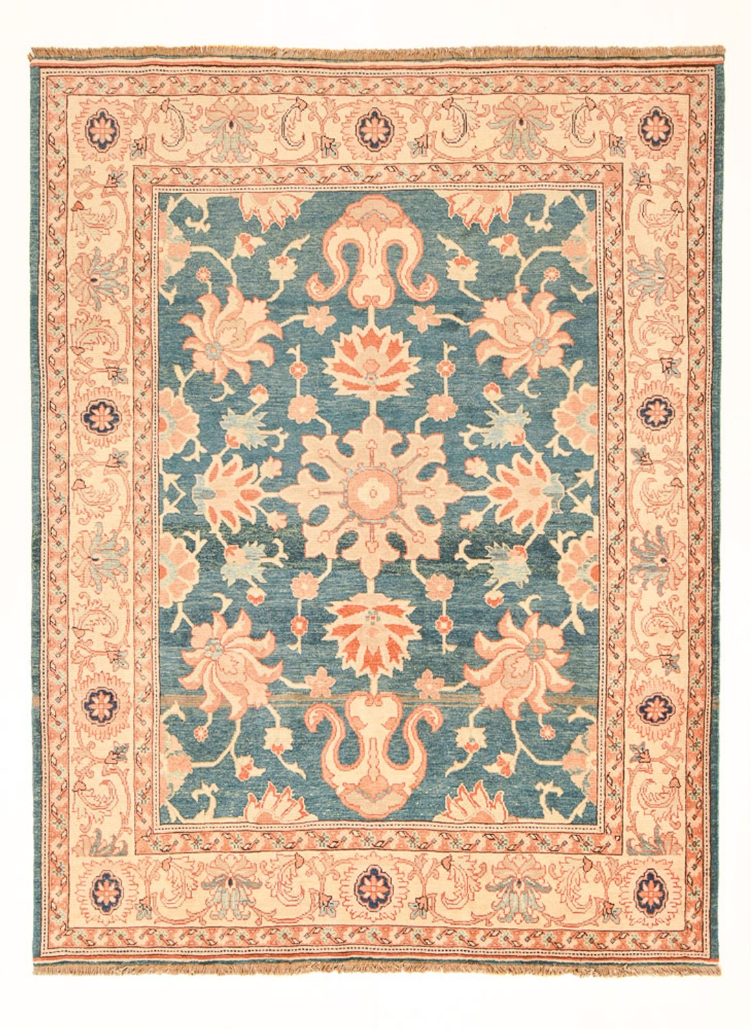 Alfombra Ziegler - 284 x 210 cm - azul claro