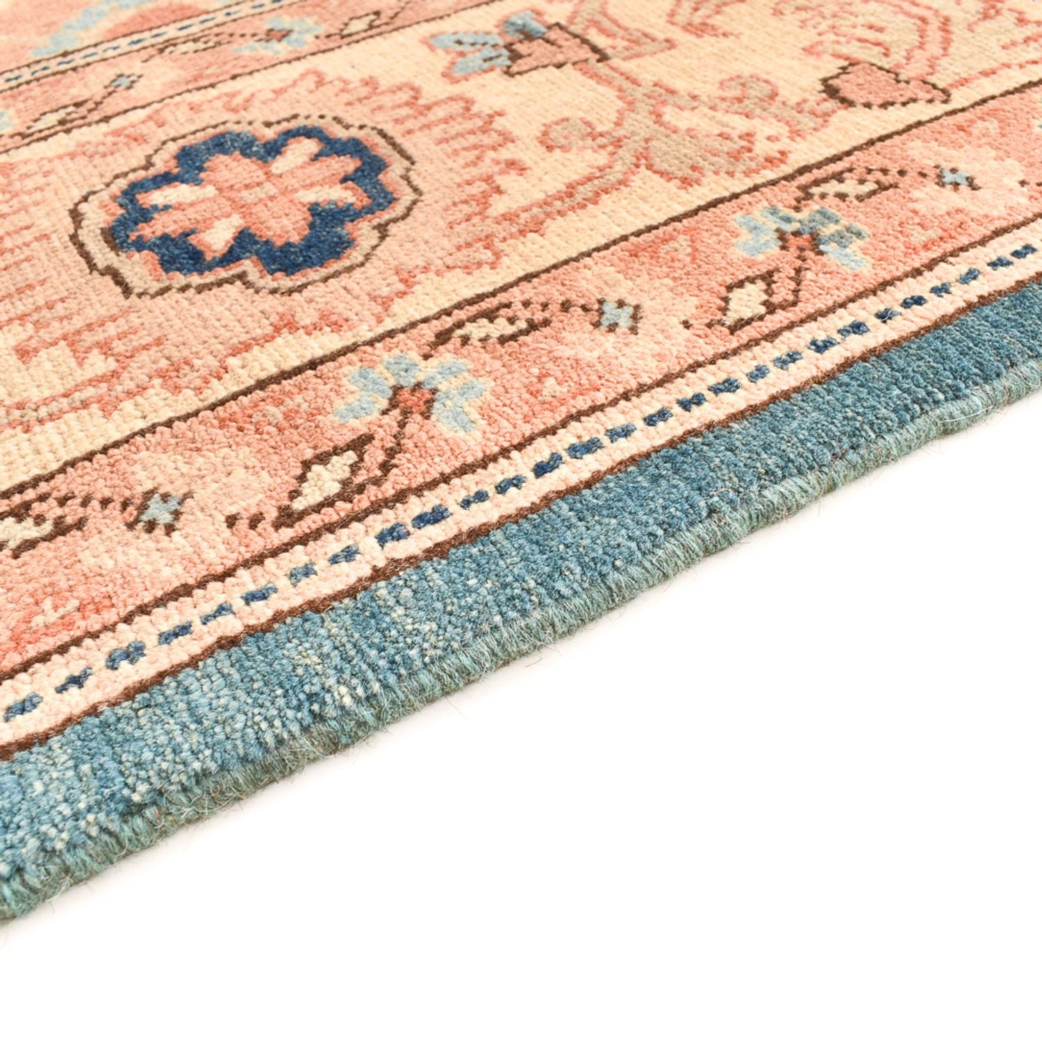 Alfombra Ziegler - 284 x 210 cm - azul claro