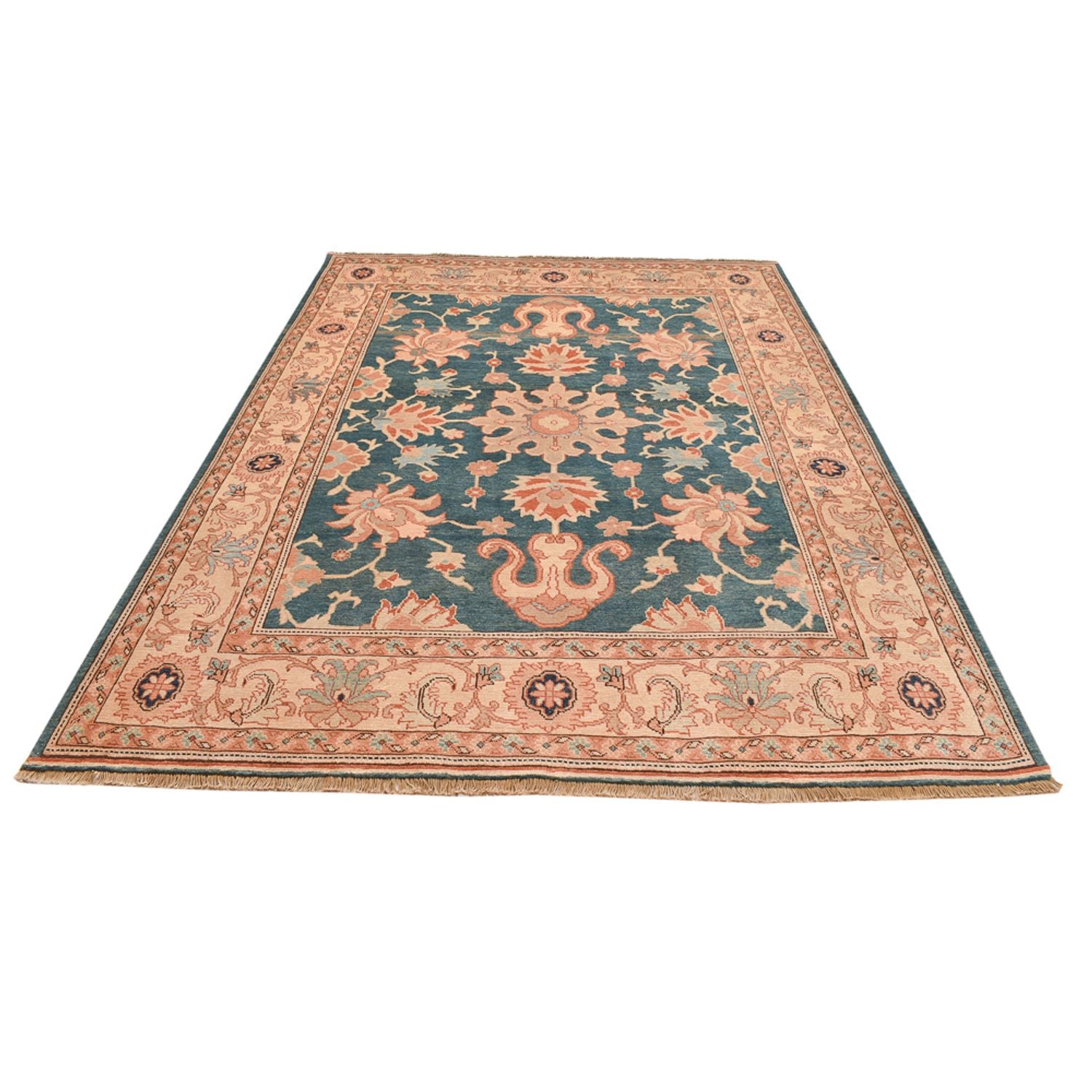 Alfombra Ziegler - 284 x 210 cm - azul claro