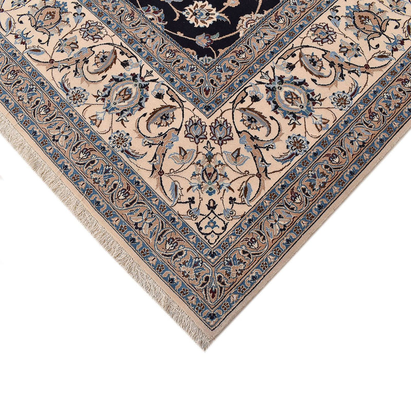 Alfombra Persa - Nain - Prima - 342 x 258 cm - azul oscuro