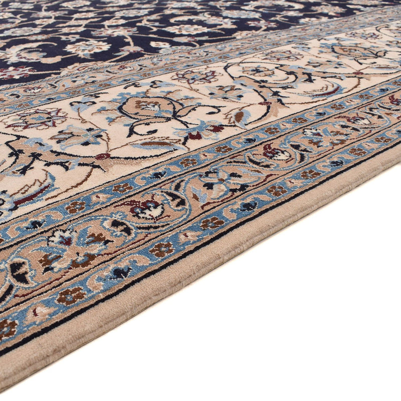 Alfombra Persa - Nain - Prima - 342 x 258 cm - azul oscuro