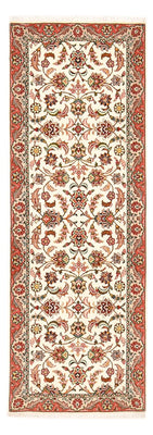 Alfombra de pasillo Alfombra Persa - Tabriz - Real - 202 x 69 cm - crema