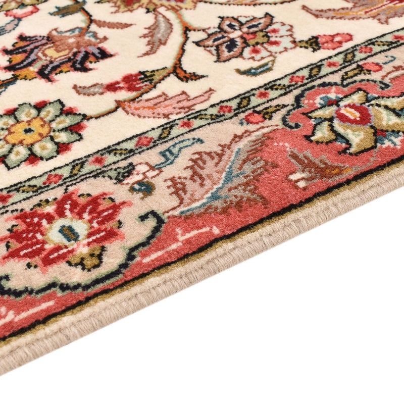 Alfombra de pasillo Alfombra Persa - Tabriz - Real - 202 x 69 cm - crema