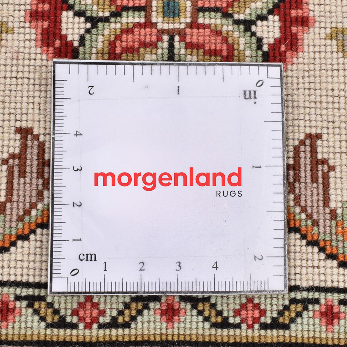 Alfombra de pasillo Alfombra Persa - Tabriz - Real - 202 x 69 cm - crema