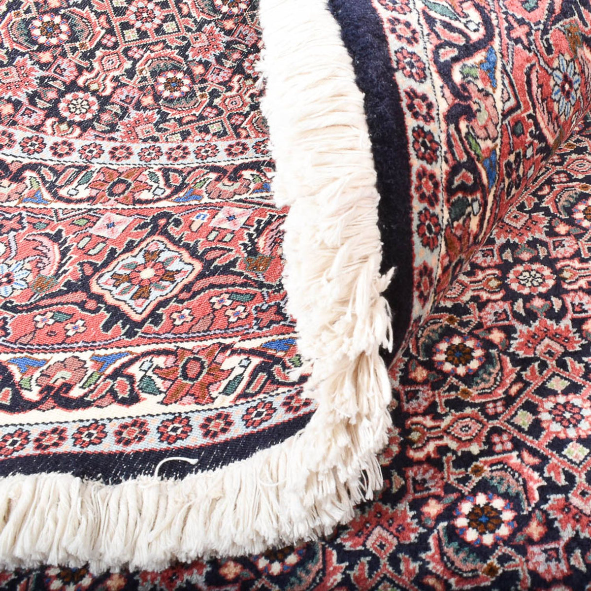 Alfombra persa - Bidjar redondo  - 255 x 255 cm - óxido