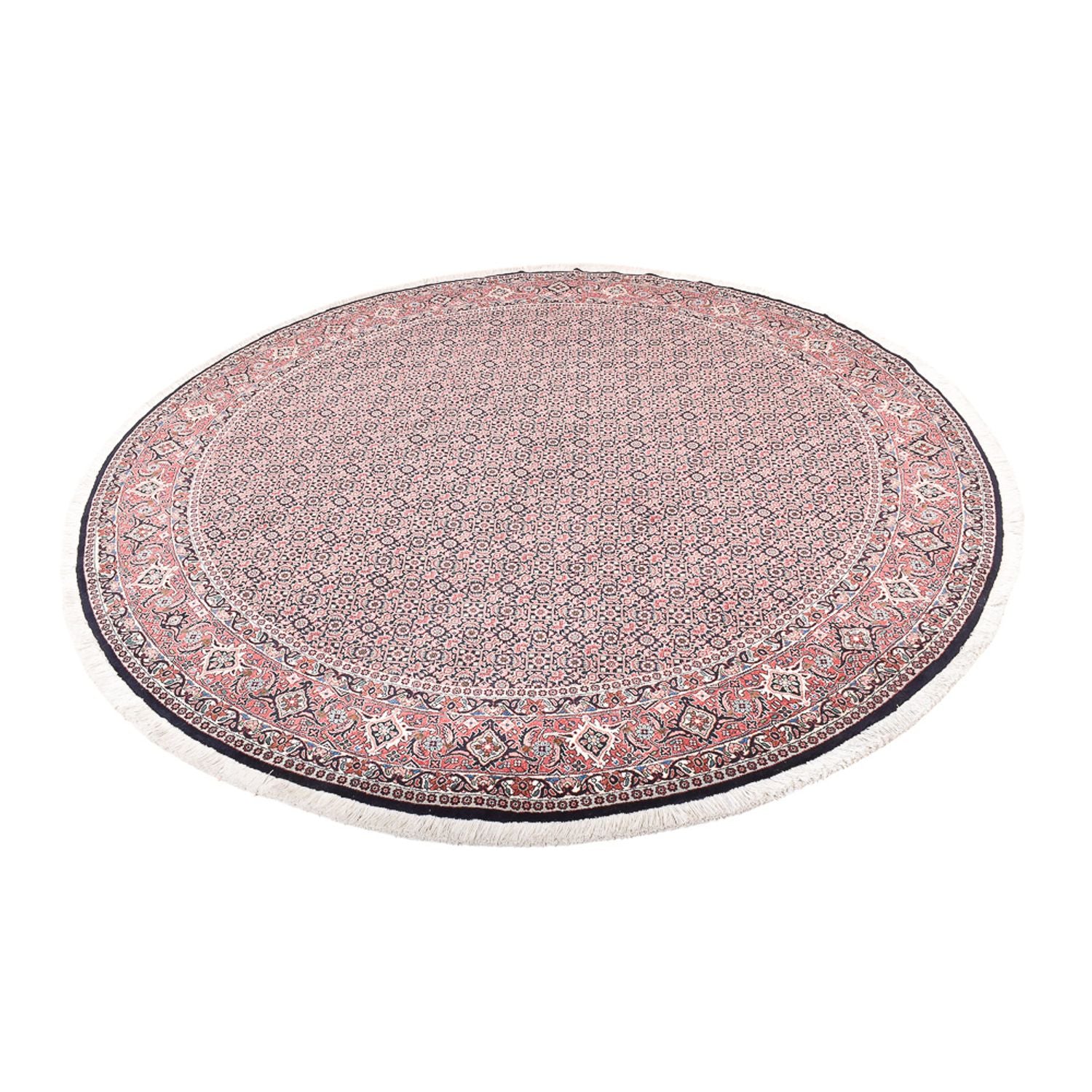 Alfombra persa - Bidjar redondo  - 255 x 255 cm - óxido