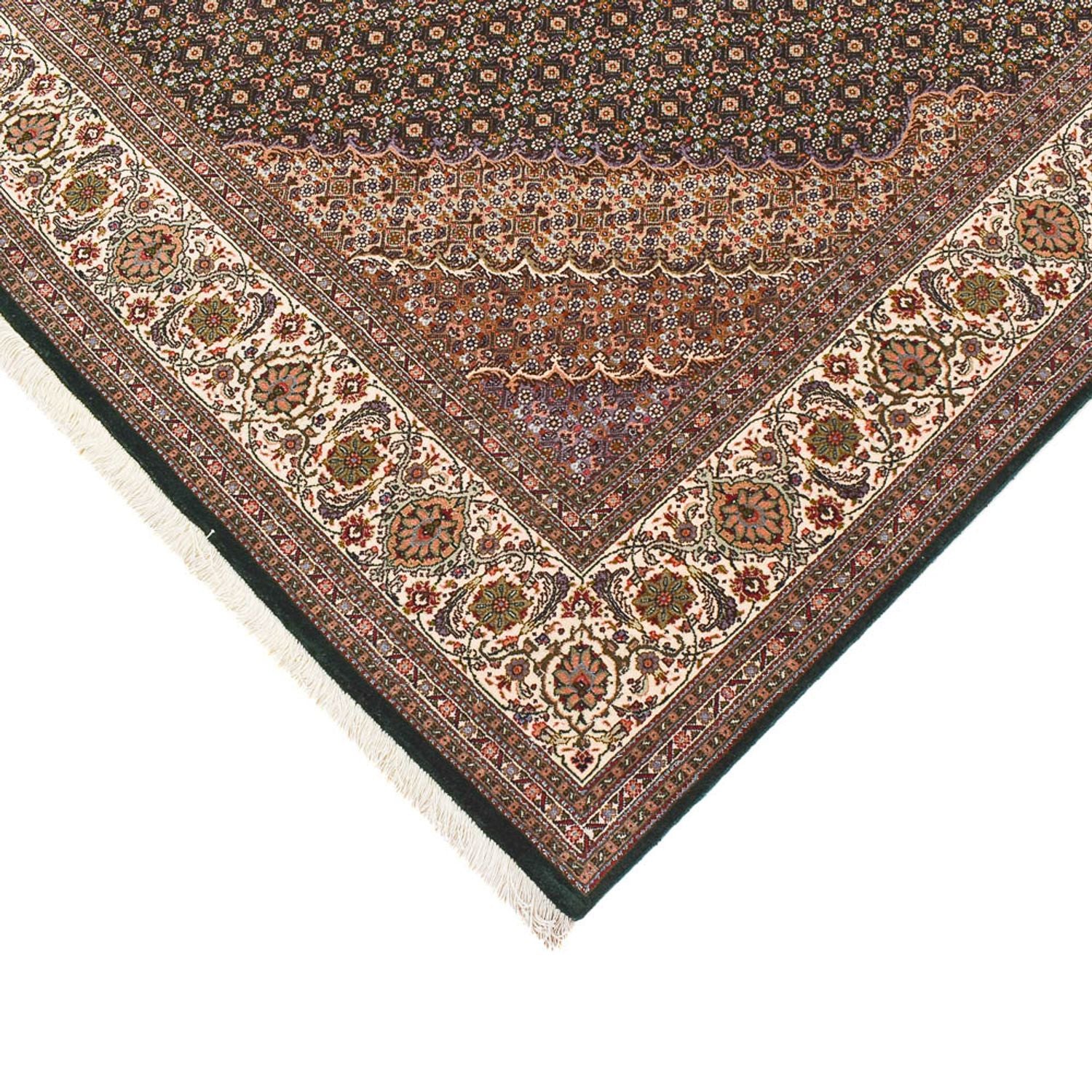 Alfombra de pasillo Alfombra Persa - Tabriz - Prima - 404 x 203 cm - arena