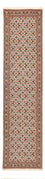 Alfombra de pasillo Alfombra Persa - Tabriz - Real - 304 x 74 cm - marrón claro