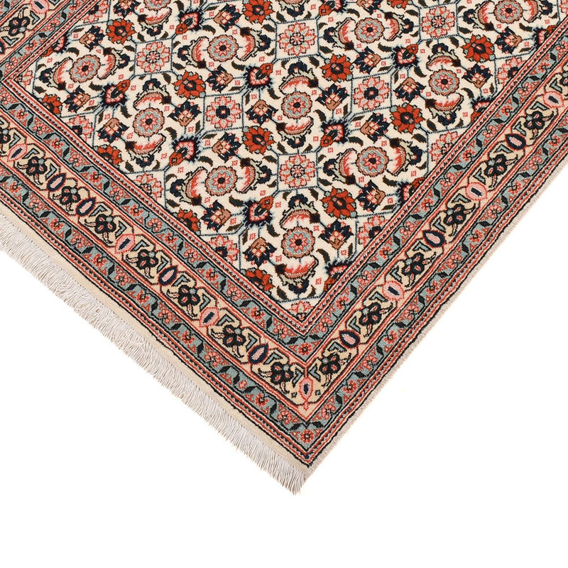 Alfombra de pasillo Alfombra Persa - Tabriz - Real - 304 x 74 cm - marrón claro