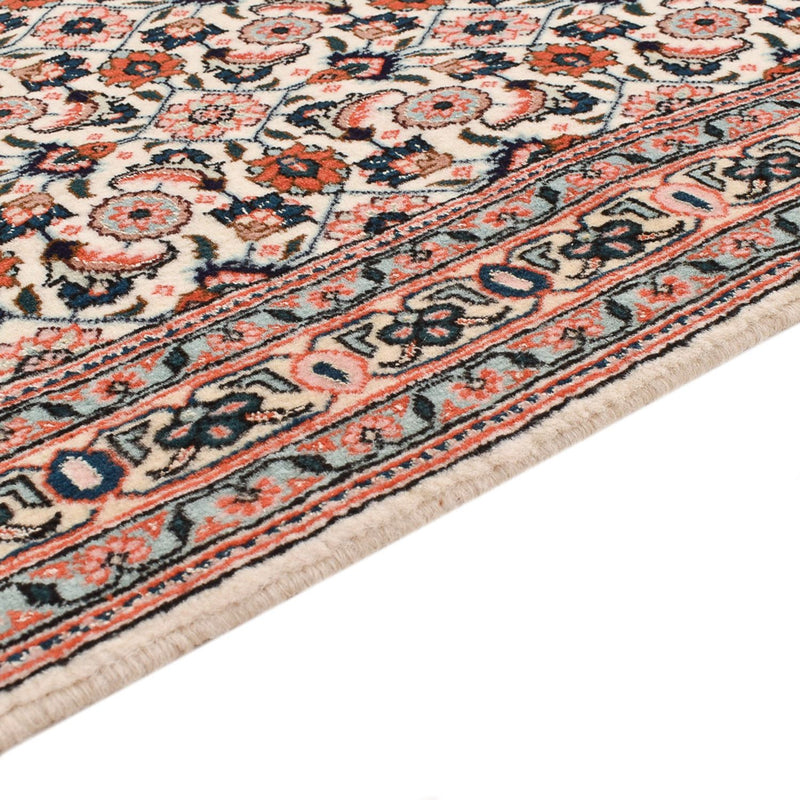 Alfombra de pasillo Alfombra Persa - Tabriz - Real - 304 x 74 cm - marrón claro