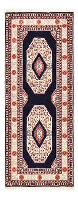 Alfombra de pasillo Alfombra Persa - Tabriz - Prima - 186 x 72 cm - azul oscuro