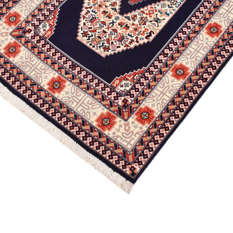 Alfombra de pasillo Alfombra Persa - Tabriz - Prima - 186 x 72 cm - azul oscuro