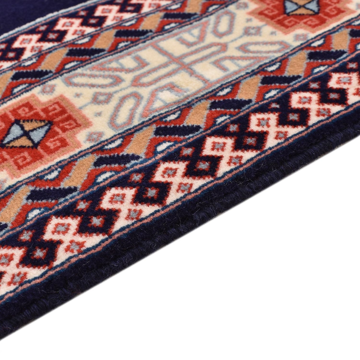 Alfombra de pasillo Alfombra Persa - Tabriz - Prima - 186 x 72 cm - azul oscuro