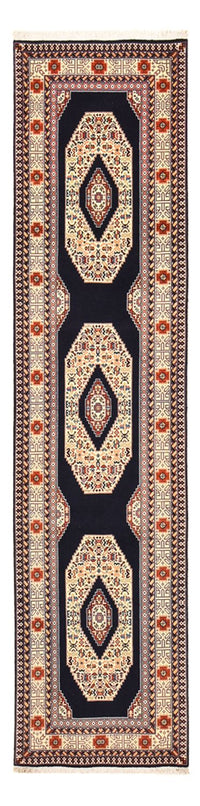 Alfombra de pasillo Alfombra Persa - Tabriz - Prima - 300 x 73 cm - azul oscuro
