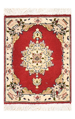 Alfombra Persa - Tabriz - Prima - 40 x 30 cm - rojo