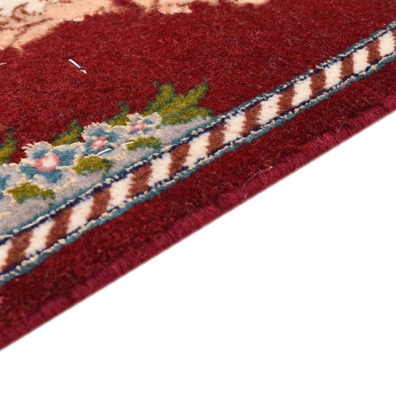 Alfombra Persa - Tabriz - Prima - 40 x 30 cm - rojo oscuro