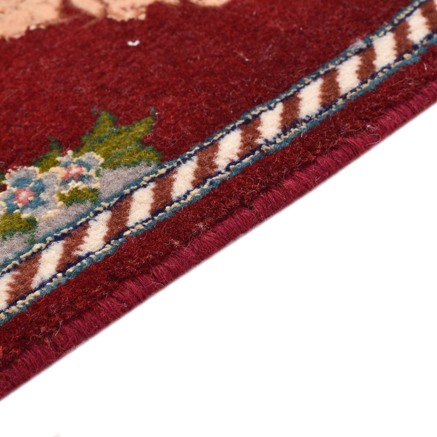Alfombra Persa - Tabriz - Prima - 40 x 30 cm - rojo oscuro