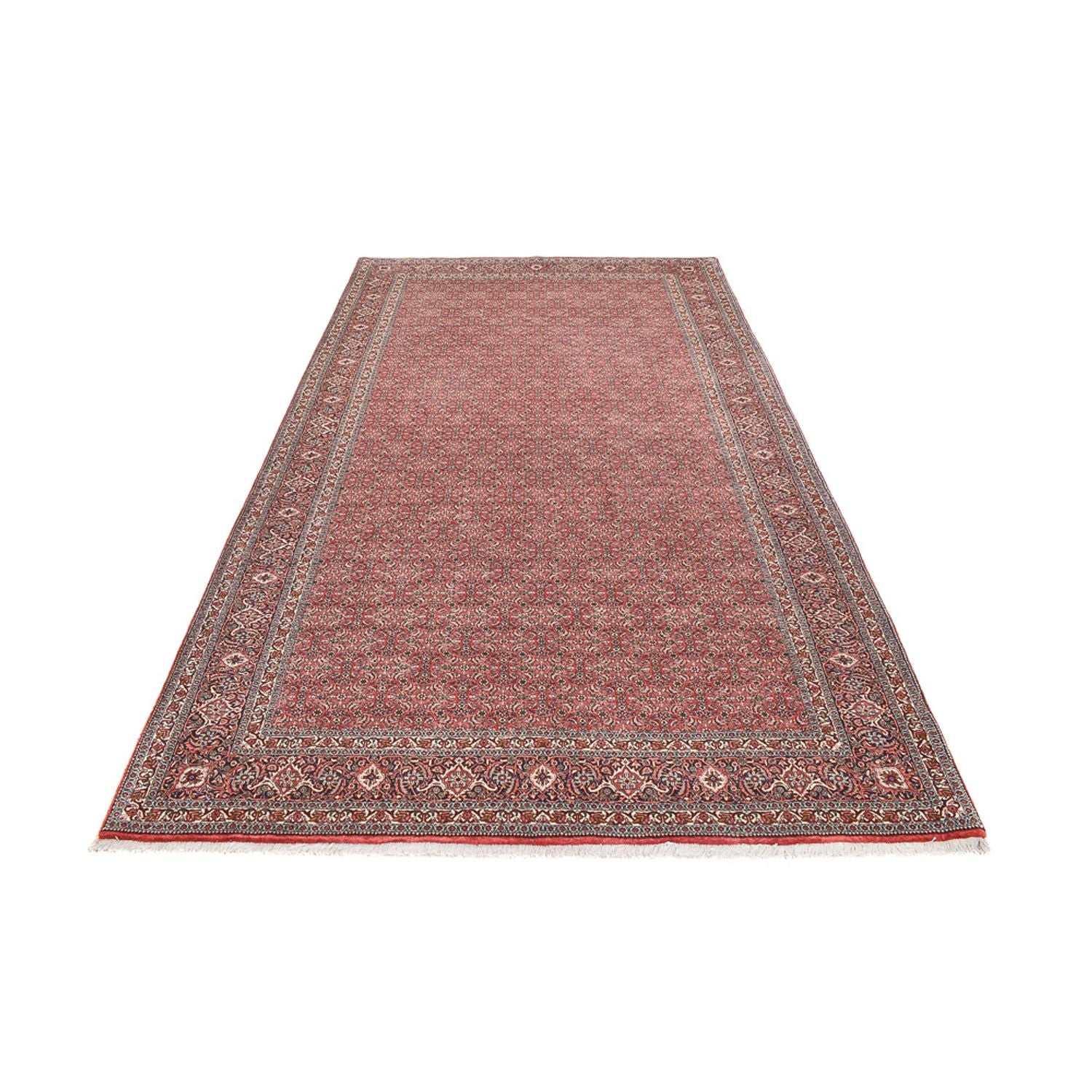 Alfombra persa - Bidjar - 392 x 205 cm - óxido