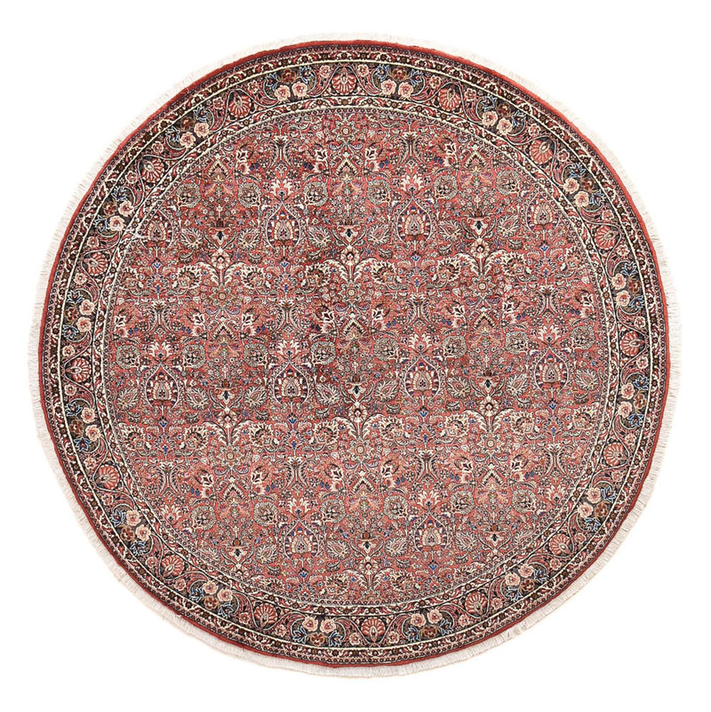 Alfombra persa - Bidjar redondo  - 250 x 250 cm - óxido