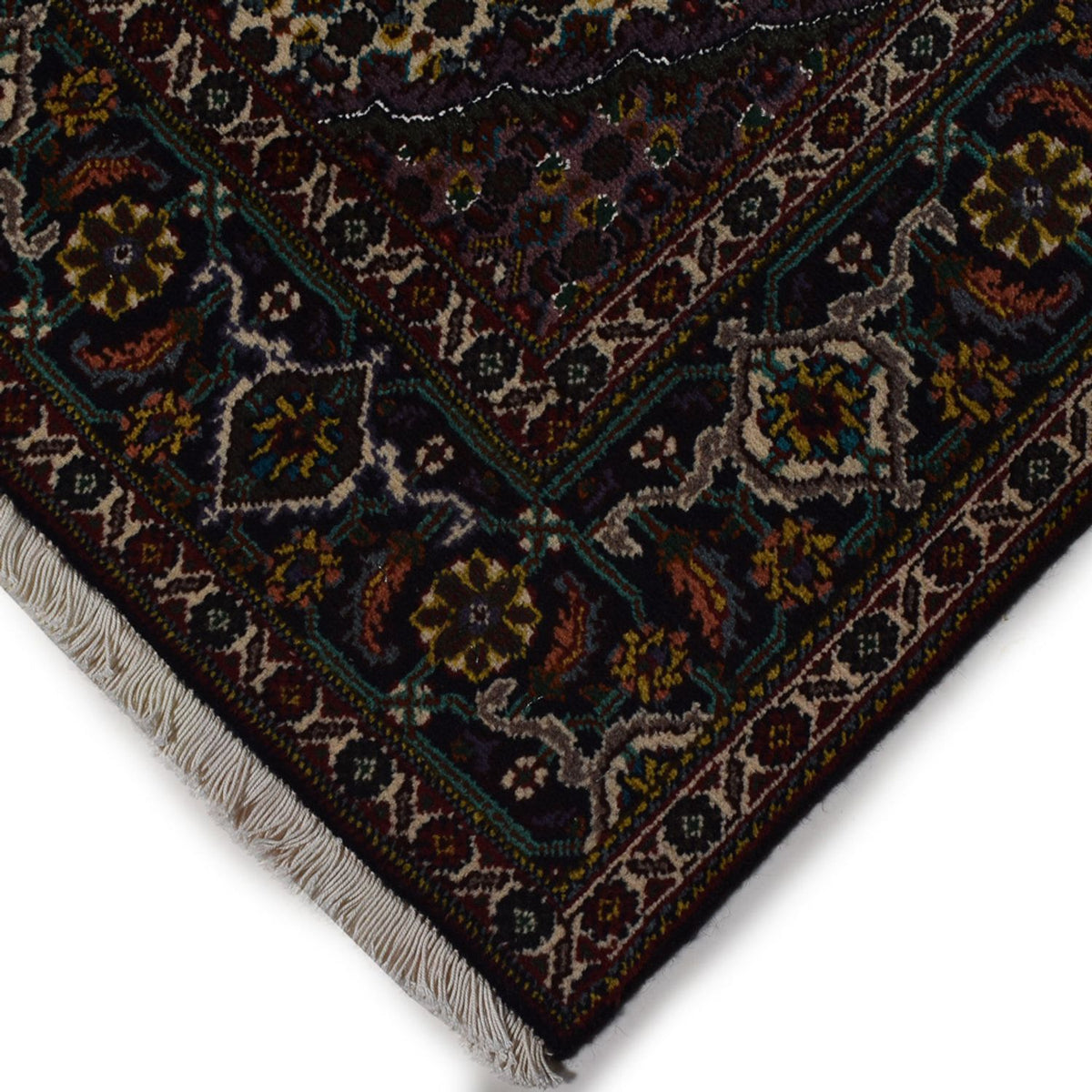 Alfombra Persa - Tabriz - Real - 208 x 150 cm - marrón oscuro