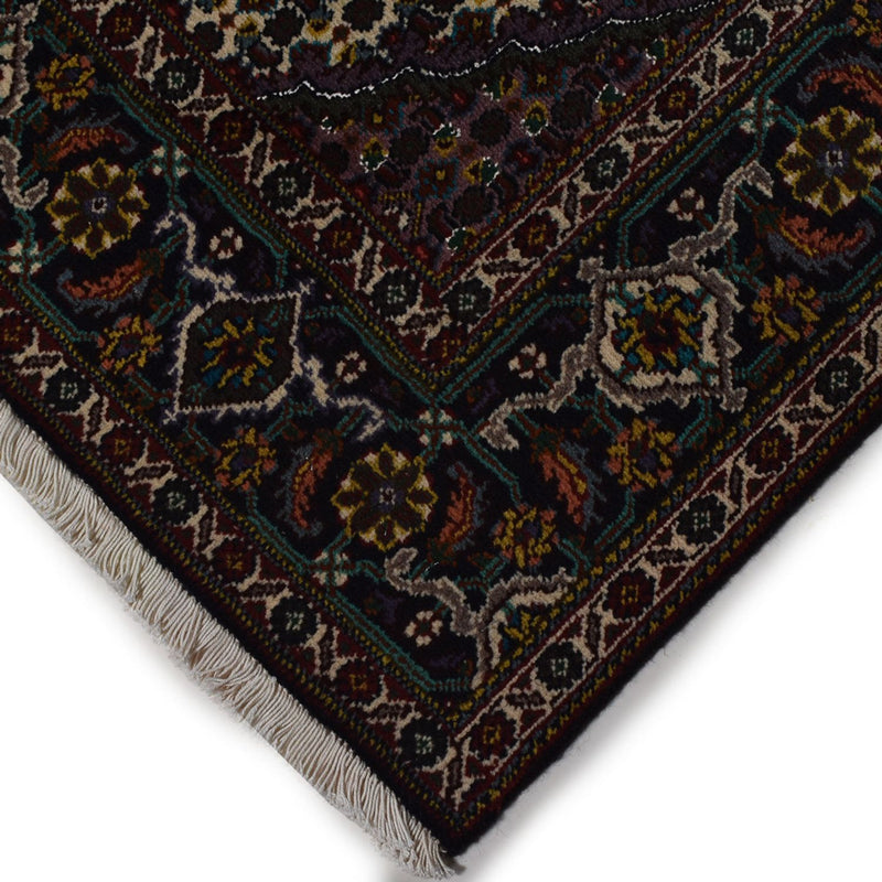Alfombra Persa - Tabriz - Real - 208 x 150 cm - marrón oscuro