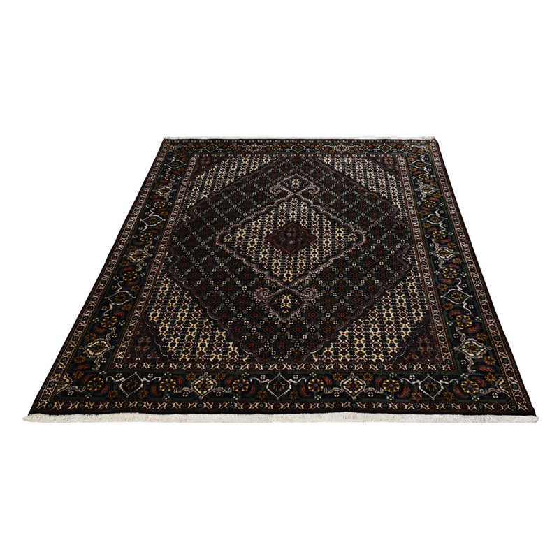 Alfombra Persa - Tabriz - Real - 208 x 150 cm - marrón oscuro