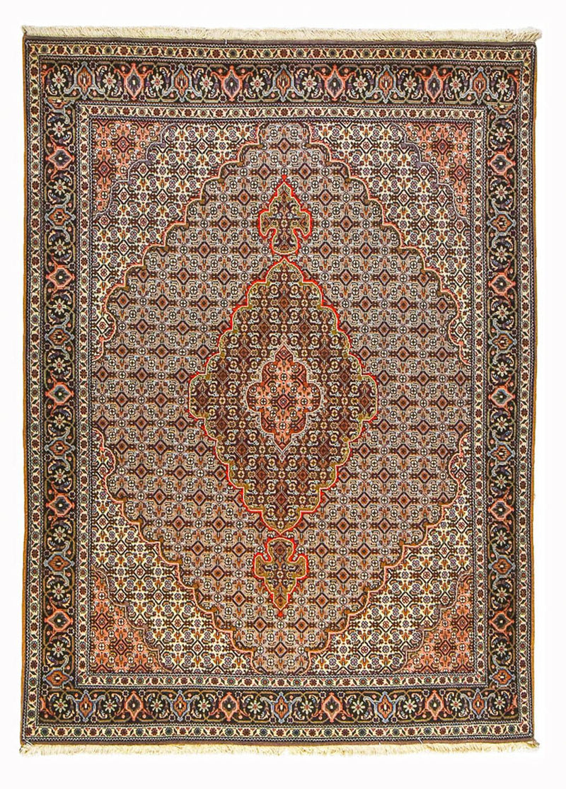 Alfombra Persa - Tabriz - Real - 214 x 150 cm - arena