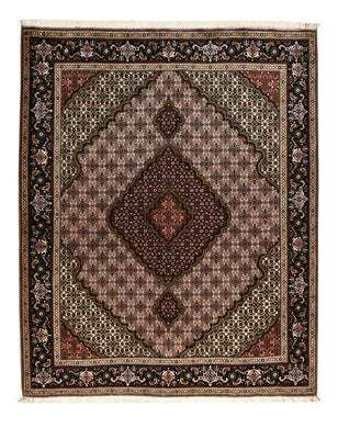 Alfombra Persa - Tabriz - Real - 197 x 156 cm - rojo claro