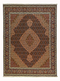 Alfombra Persa - Tabriz - Real - 202 x 152 cm - marrón