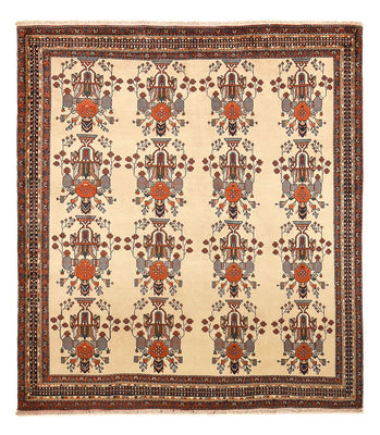 Alfombra persa - Nómada - 230 x 195 cm - beige