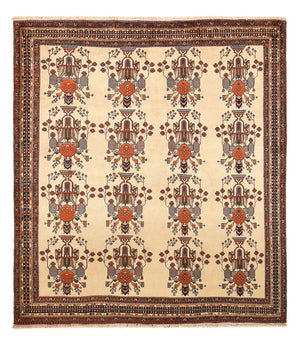 Alfombra persa - Nómada - 230 x 195 cm - beige
