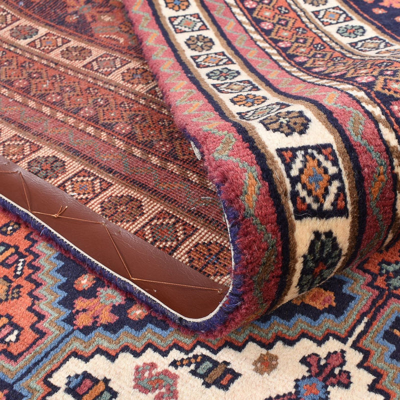 Alfombra persa - Nómada - 245 x 178 cm - rojo claro