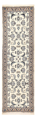 Alfombra de pasillo Alfombra Persa - Nain - Real - 195 x 58 cm - crema
