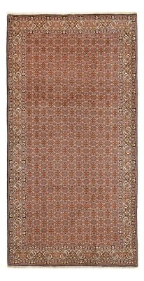 Alfombra de pasillo Alfombra persa - Bidjar - 400 x 202 cm - marrón claro