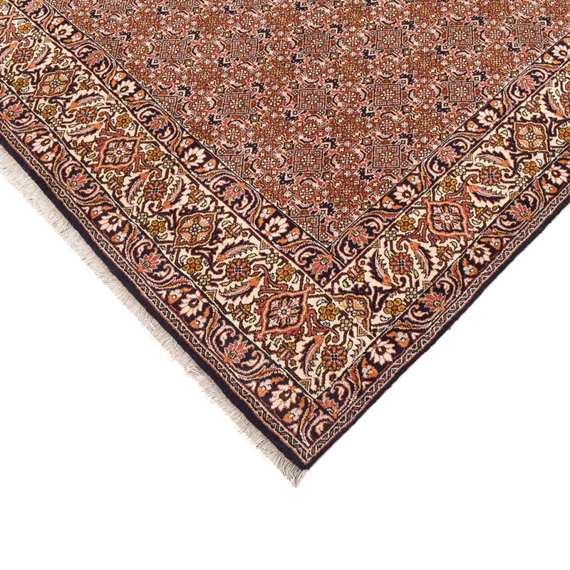 Alfombra de pasillo Alfombra persa - Bidjar - 400 x 202 cm - marrón claro